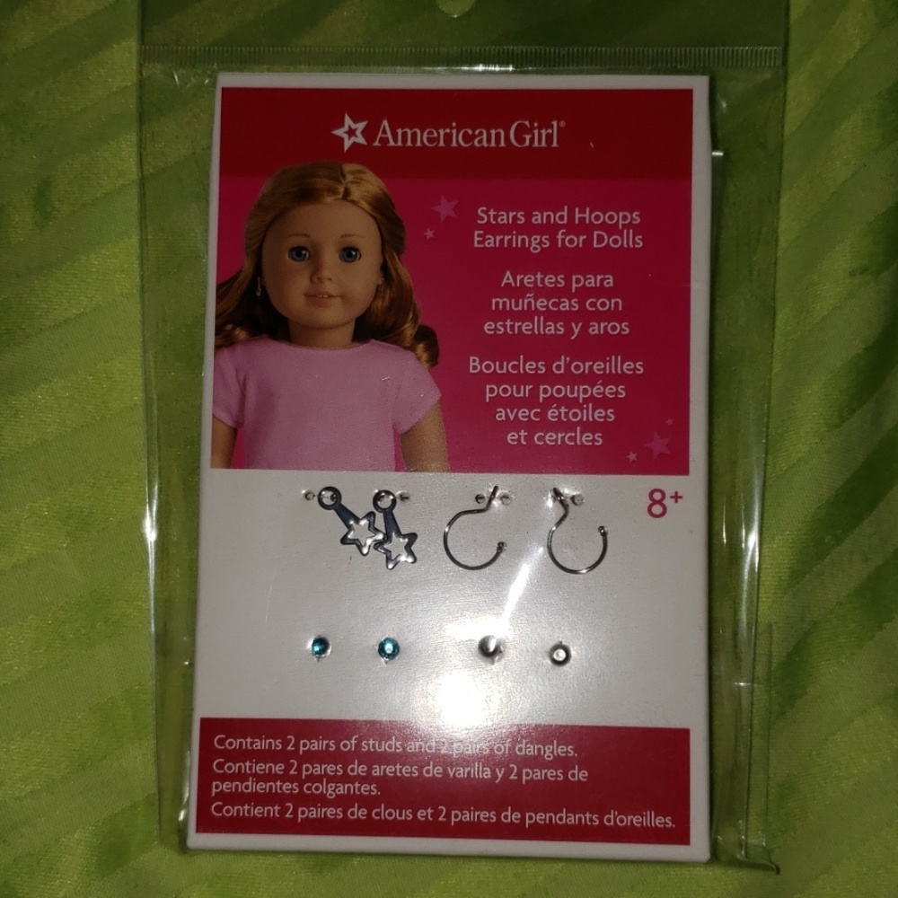 American girl doll earrings